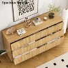 7 Drawers Dresser for Bedroom, Fluted Dresser Chest of Drawers with Handle, Wood Modern Dressers for Closet, Bedroom Furniture Storage Organizer - 3 of 4