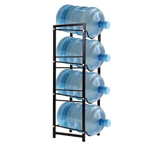 4-Tier Heavy Duty Bottle Storage for 5 Gallon Water Dispenser and Jug Holder - 1 of 4