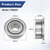 Unique Bargains Chrome Steel Durable Multipurpose Use Flanged Ball Bearing - 3 of 4
