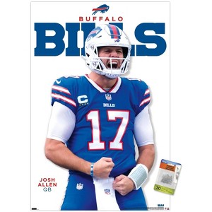 Trends International NFL Buffalo Bills - Josh Allen Feature Series 23 Unframed Wall Poster Prints - 1 of 4
