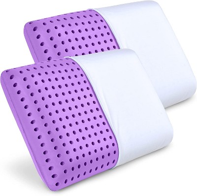 PharMeDoc Cooling Gel Infused Memory Foam Ventilated Hole-Punch Bed Pillow