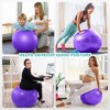 Toyzone World Purple Anti-Burst Yoga Pilates Ball - 3 of 3