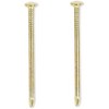 Okuna Outpost 100 Pack Heavy Picture Frame Hanger Wall Hooks with Screws, Gold, 1.3" - 4 of 4