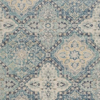light blue/ivory