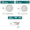 vancasso 18-Piece Stoneware Dinnerware Set , Including Dinner/Dessert Plates, Bowls, For 6 People - 2 of 4