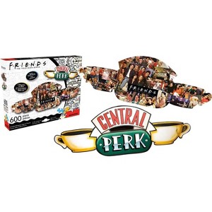 Aquarius Puzzles Friends Central Perk & Collage 600 Piece 2 Sided Die Cut Jigsaw Puzzle - 1 of 4