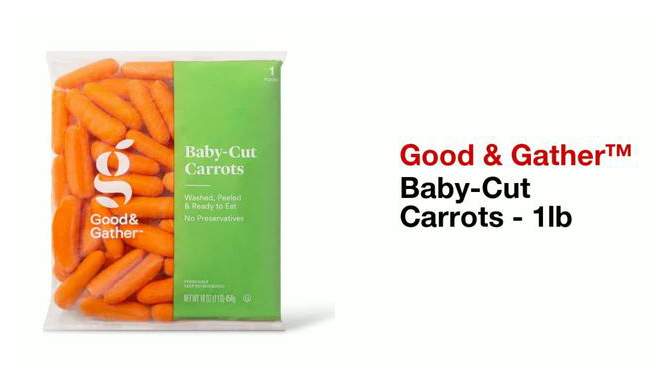 Baby-Cut Carrots - 1lb - Good &#38; Gather&#8482;, 2 of 7, play video