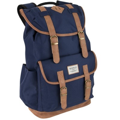 blue rucksack backpack