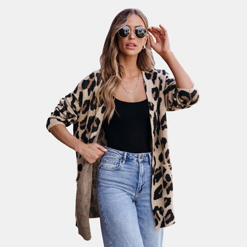 Leopard print 2025 cardigan target