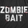 Womens Zombie Bait Tshirt Funny Undead Gas Mask Apocalypse Graphic Novelty Tee - Crazy Dog Women's T Shirt - image 2 of 4