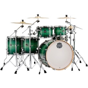 Mapex Armory Series Exotic Studioease 6-Piece Shell Pack With Deep Toms and 22" Bass Drum Emerald Burst - 1 of 3