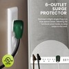 GoGreen Power Inc. 6-ft Cord Surge Protector with 6 Outlets, USB-A and USB-C, 450 Joules - Circuit Breaker - Ideal for Home & Office - GG-1662USBC - 4 of 4