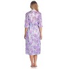 Casual Nights Women's Satin 2 Piece Robe and Nightgown Set - 3 of 4