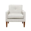 NicBex Modern Accent Chair, Living Room Chair with Solid Wood Legs Upholstery Pocket Coils Armchair for Bedroom - 3 of 4