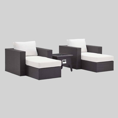 5 piece wicker patio set target