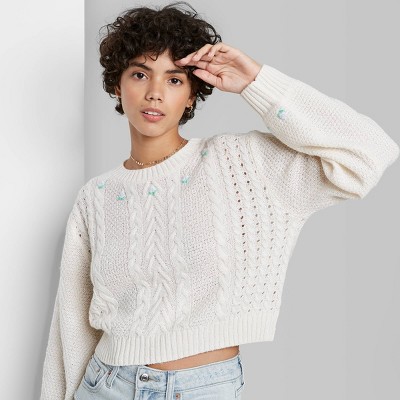 crop top sweater target