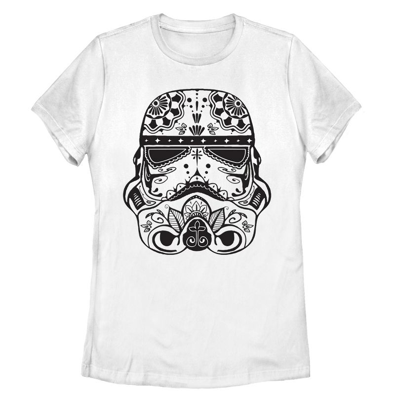Women's Star Wars Ornate Stormtrooper T-Shirt, 1 of 5