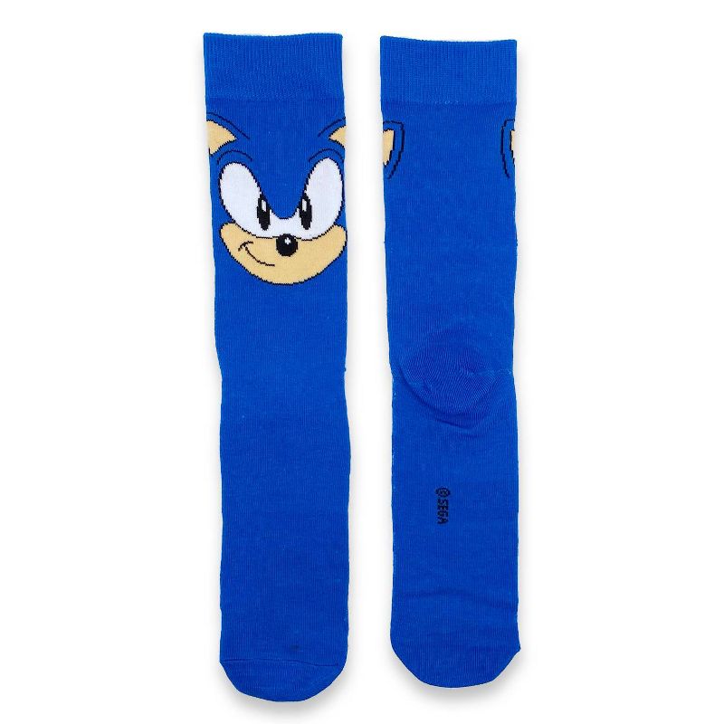 Sonic the Hedgehog 5pk Men&#39;s Casual Crew Socks, 3 of 14