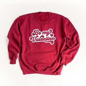 Simply Sage Market Women's Graphic Sweatshirt Be My Valentine Retro - 1 of 3