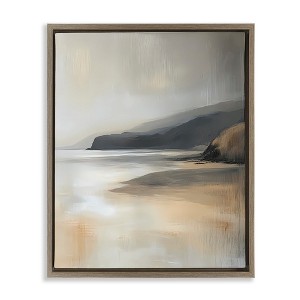 Stupell Industries Peachy Paynes Cove Floating Frame Canvas Art - 1 of 4