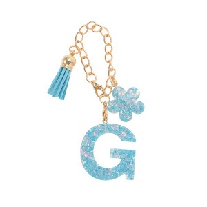Unique Bargains Flower Heart Sequin Letter Water Cup Pendant Pink 1 Pc - 1 of 4