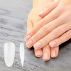 Unique Bargains Women's Medium Long Almond Fake Nails Clear 1 Set - 2 of 4