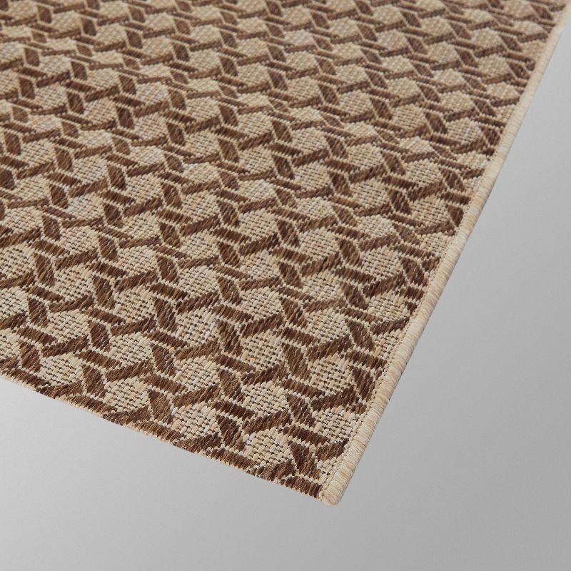 Cane Weave Outdoor Rug Tan - Threshold™, 6 of 7