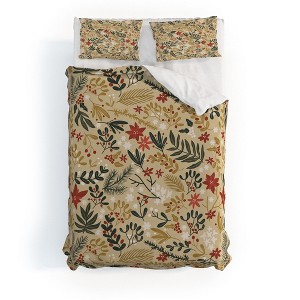 Marta Barragan Camarasa Happy holidays nature Duvet Cover + Pillow Sham(s) - Deny Designs - 1 of 4