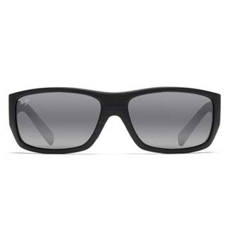 Maui Jim World Cup Wrap Sunglasses - Gray Lenses With Black Frame : Target