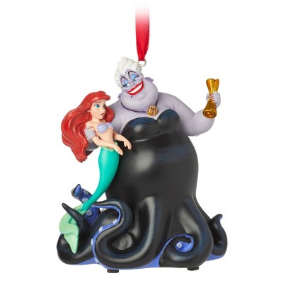 Disney The Little Mermaid Singing Ariel and Ursula Christmas Tree Ornament - Disney store