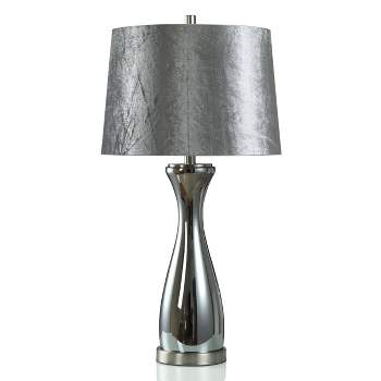 Subdued Table Lamp Elegant Smokey Gray Finish - StyleCraft