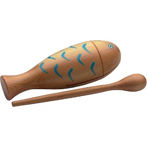 Stagg Fish-Shaped Wood Block With Mallet 6 in. - 1 of 1