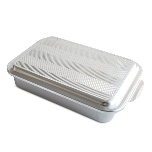 Nordic Ware Classic 9x13 Pan With Embossed Prism Lid - Silver : Target