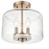 Millennium Lighting Asheville 3 - Light Flush Mount in  Chrome - 4 of 4