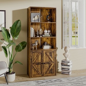 Hyleory 3-Tier Bookcase for Office Living Room, Storage Chest for Decoration, Artwork and Book - 1 of 4