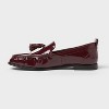 Women’s Evelyn Tassel Loafers with Memory Foam Insole – A New day™ Burgundy - 2 of 4