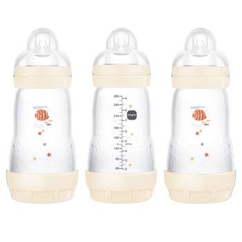 MAM Easy Start Anti-Colic Baby Bottle - 2 Months+ - 9oz/3pk - Shell