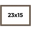 PosterPalooza | Sculpted Silver Picture Frame - UV Acrylic, Backing Board, Hanging Hardware Included - 2 of 4