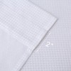 Waffle Weave Waterproof Small Curtain - Decorative Window Cover. Water-Resistant, Easy to Clean & Ideal for Kitchen, Bathroom, RV or Small Spaces - 4 of 4