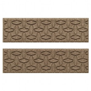 WaterHog 8.5"x30" Set of 4 Ellipse Indoor/Outdoor Stair Treads Door Mats - 1 of 4