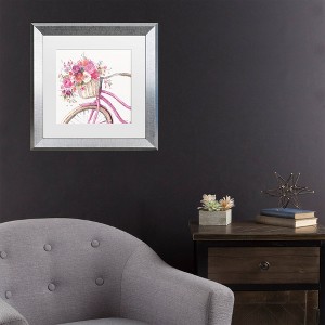 Trademark Fine Art Lisa Audit Obviously Pink 14 Matted Framed Art Frame - 1 of 4