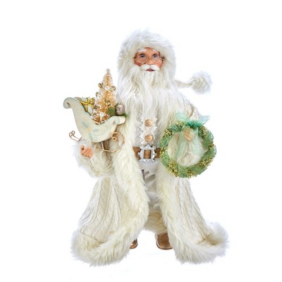 Kurt Adler 18" Kringle Klaus Winter White Santa