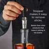Viski Alchemi Liquor Aging Kit, 2 Charred American Oak Wood Sticks with Stopper Pourer, Stainless Steel, Silicon - 4 of 4