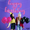 KatchOn, Pink Happy Birthday Balloon Banner - 16 Inch | Happy Birthday Cursive Sign, Hot Pink Happy Birthday Banner - 4 of 4