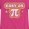 Girls' - Instant Message - Easy As Pi Fitted Short Sleeve Graphic T-Shirt - 2 of 4