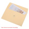 Unique Bargains Sturdy Paper Blank Card Envelopes with String Tie Closure 15 Pcs - 4 of 4