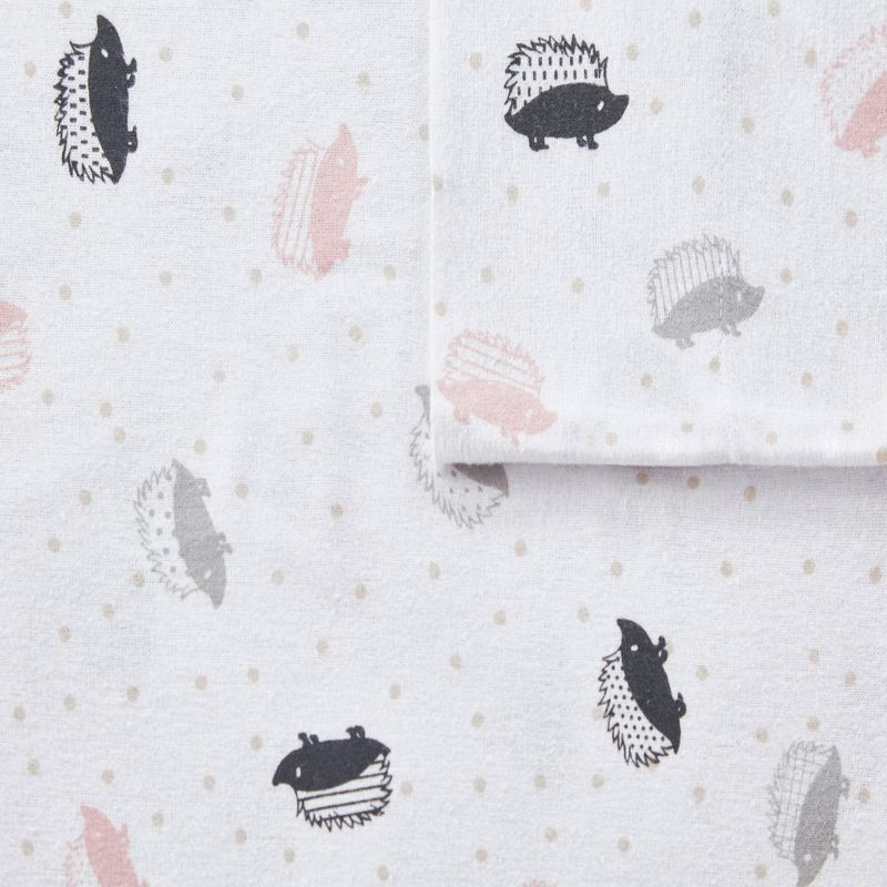 Printed Cotton Flannel Sheet Set, 4 of 6