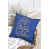 C&F Home Life Is Better At Lake Pillow - 2 of 4