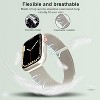 HTUTWOO Compatible with Apple Watch Band Series Women and Men, Stainless Steel Mesh Loop Magnetic Clasp Replacement for iWatch Bands - 3 of 4