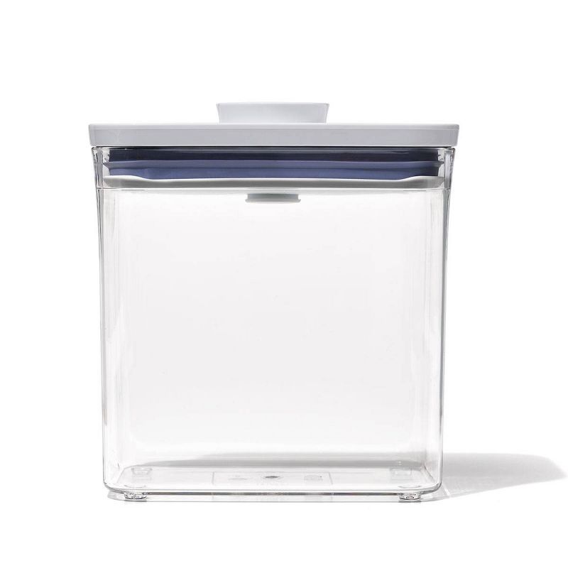OXO POP 1.7qt Plastic Rectangle Tall Airtight Food Storage Container Clear, 1 of 9